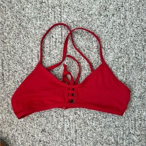 Tomcat Bikini Top | Jolyn | Red | L | Tie-back